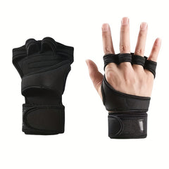 Guantes de Pesas CoreForge™ – Ajustables y Resistentes con Soporte de Muñeca y Palma