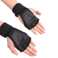 Guantes de Pesas CoreForge™ – Ajustables y Resistentes con Soporte de Muñeca y Palma
