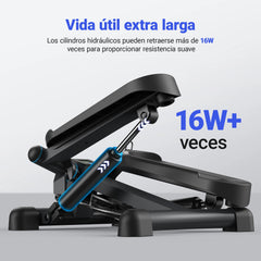 Mini Stepper CoreForge™ – Cardio en Casa con Bandas de Resistencia y Movimiento Twist