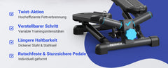 Mini Stepper CoreForge™ – Cardio en Casa con Bandas de Resistencia y Movimiento Twist
