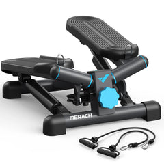 Mini Stepper CoreForge™ – Cardio en Casa con Bandas de Resistencia y Movimiento Twist
