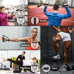 Kit Barra Fitness CoreForge™ – Gimnasio Portátil para Fuerza, Core y Tonificación