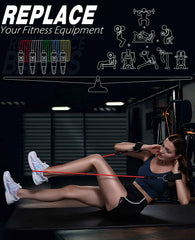 Kit Barra Fitness CoreForge™ – Gimnasio Portátil para Fuerza, Core y Tonificación