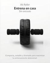 CoreForge™ Ab Roller Pro – Entrenamiento de Core Silencioso, Estable y Profesional
