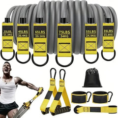 Banda de Resistencia CoreForge™ con Asas – Entrenamiento Completo para Fuerza y Tonificación