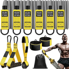 Banda de Resistencia CoreForge™ con Asas – Entrenamiento Completo para Fuerza y Tonificación