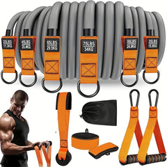 Banda de Resistencia CoreForge™ con Asas – Entrenamiento Completo para Fuerza y Tonificación