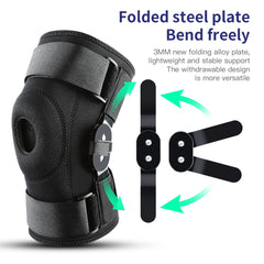 Rodillera Deportiva CoreForge | Soporte con Placa y Silicona Antideslizante