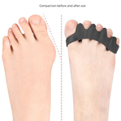 Separadores de Dedos de Silicona | Corrector Juanetes y Hallux Valgus