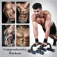 Soportes de Flexiones CoreForge™ – H-Shaped Antideslizante para Casa