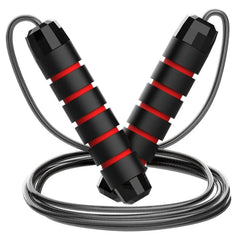 Comba de Saltar CoreForge™ – Cable de Acero con Rodamiento 360° y Mango Antideslizante