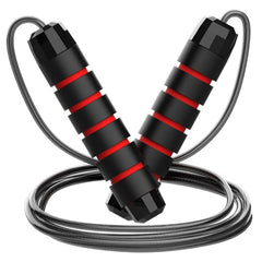 Comba de Saltar CoreForge™ – Cable de Acero con Rodamiento 360° y Mango Antideslizante