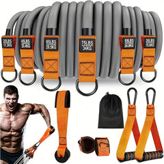 Banda de Resistencia CoreForge™ con Asas – Entrenamiento Completo para Fuerza y Tonificación