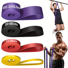 Set de 4 Bandas de Resistencia CoreForge™ – Entrenamiento de Fuerza y Asistencia para Dominadas