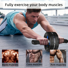 Rueda Abdominal CoreForge™ – Entrenamiento de Core Silencioso, Estable y Profesional