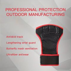 Guantes de Pesas CoreForge™ – Ajustables y Resistentes con Soporte de Muñeca y Palma