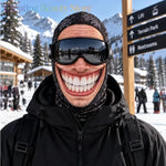 Embroidered Face Ski Mask