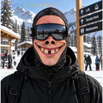 Embroidered Face Ski Mask