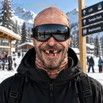 Embroidered Face Ski Mask