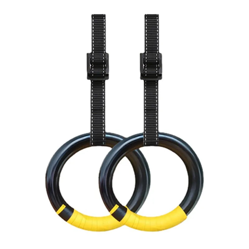Anillas de Gimnasia CoreForge™ – Resistencia Profesional 450 kg con Correas Ajustables y Agarre Antideslizante