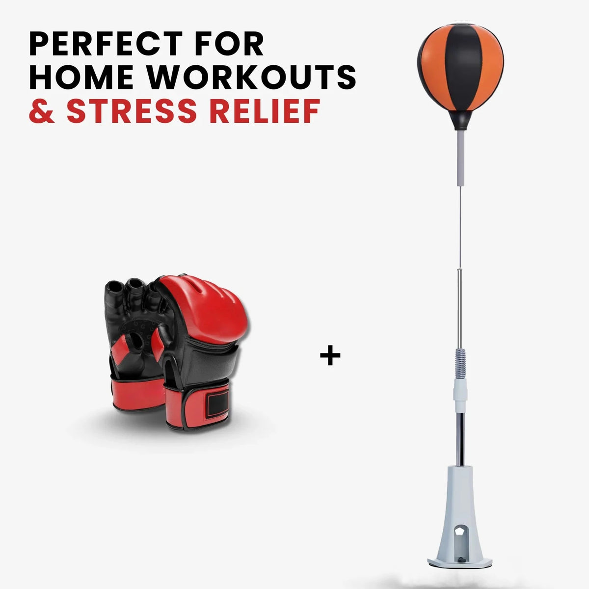 Saco de Boxeo Cobra CoreForge™ – Bolsa de Reflejos Ajustable para Toda la Familia